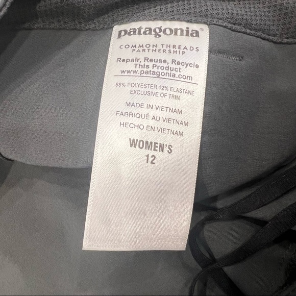 EUC Patagonia Womens Hiking Outdoor Mountain Active Long Pant Gray Size 12 - Picture 5 of 7